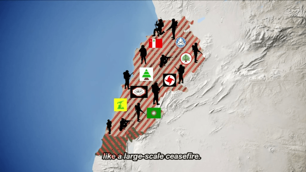 Lebanon map